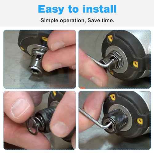 Updated DCF885 Impact Driver Spring Kit FOR Dewalt 20 V Impact Driver Parts DCF887 DCF886 DC825,Replacement N078434 spring and N089668 steel ball - 2 Pack
