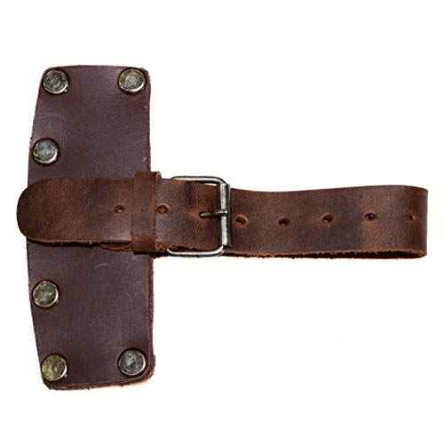Hide & Drink, Lumberjack Hatchet Sheath, Rustic Case with Adjustable Strap, Protector Holster, Full Grain Leather, Handmade