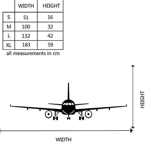 Airplane Wall Stickers DIY Airplane Wall Stickers Boys Art Decorative Wallpaper Biplane Silhouette Stickers Suitable for Families Children's Rooms Gifts for Boys