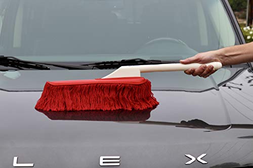 The Original California Car Duster Detailing Kit with Plastic Handle, Model Number: 62445 , Red