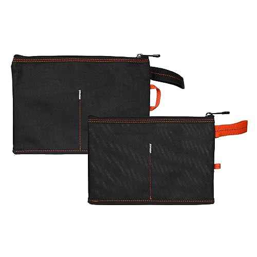 Hultafors Work Gear HT5102 Multi-Purpose Zippered Bags, Heavy Duty Ballistic Polyester Tool Carriers, Loop Closure to Hang on Tool Belts
