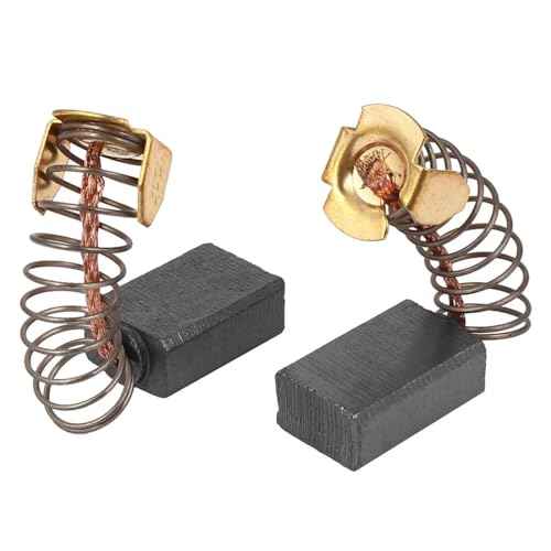 40pcs 10 Sizes Electric Motor Carbon Brushes for Replacement Repair Power Tools and Motors Part Such as Electric Hammer Drills, Circular Saws, Angle Grinders