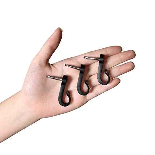 28-Pack Q-Hanger Hook for Indoor and Outdoor Christmas Lights, Garage, New Year Party - Home String Light Hangers With Screw