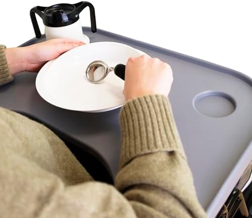 PEPE Mobility - Wheelchair Tray with Cup Holder, Removable and Easy-to-Fit Table for Adults