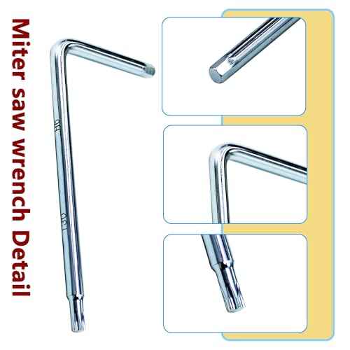 Miter Saw Wrench N600007 Fits For Dewalt Miter Saw DWS713 DWS779 DWS780 DWS715 DCS361M1 (1 Pcs)