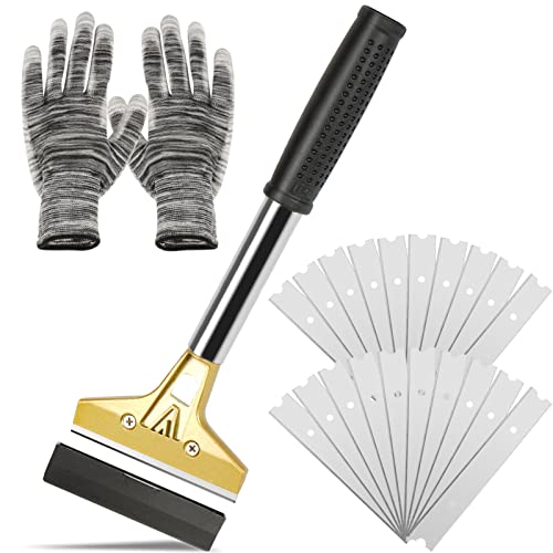 10PCS Scraper Steel Razor Blades - 4 Inch Replacement Utility Blades Made of Durable Industrial-Grade Steel