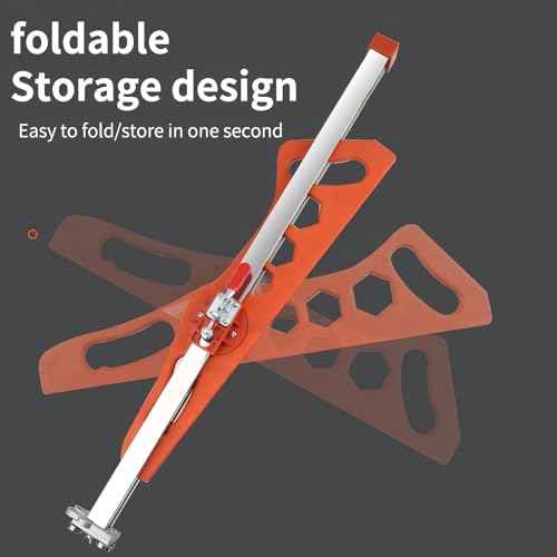Heavy Duty Drywall Cutting Tool, 1.5 to 60cm Foldable Sheetrock Cutter, Suitable for Gypsum Boards with Thicknesses of 1/4 "&3/8"&1/2 "
