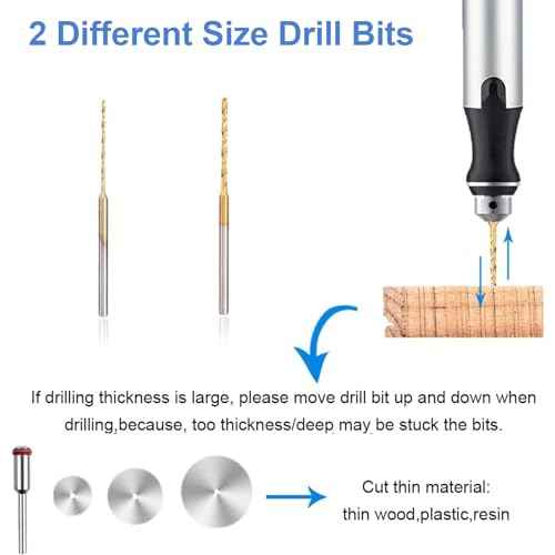 Electric Engraving Pen, 3-Speed Mini Cordless Rotary Tool Kit with 54 Accessories - USB-C Rechargeable for Wood, Metal, Glass, Plastic - Ideal for DIY, Jewelry & Craft Projects