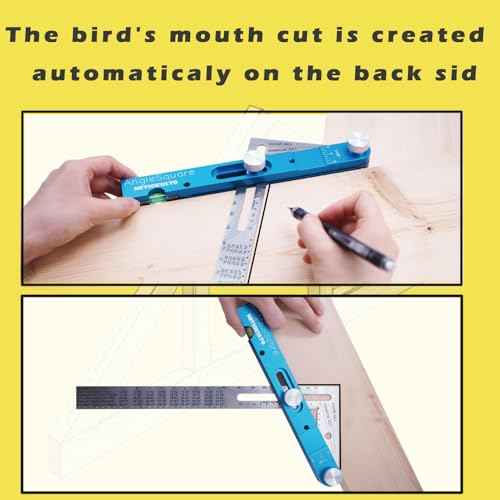 Roof Square,Angle Finder Tool,Aluminum Alloy Squangle,Multifunction Framing Square,Innovative Rafter Square Tool,Protractor