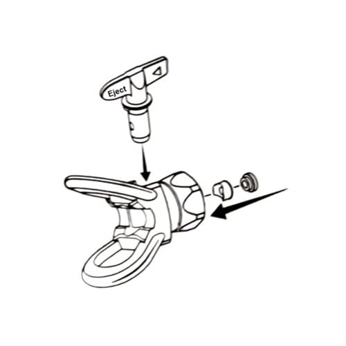 Valu-Air Reversible Airless Sprayer Tip for Airless Paint Sprayers 2 Per Pack (517)