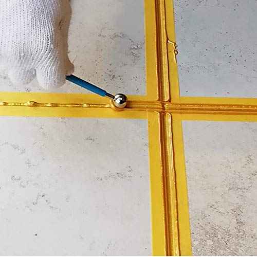Caulking Tool Kit,Caulk FinishingToolsTile Floor Joint Repair Kit for Bathroom Kitchen and the Rest of the Household, Blue