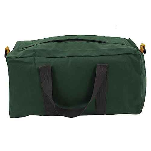Fdit Hand Tool Storage Bag, Wearable Material Tool Tote Heavy Duty Large Capacity Wide Mouth Portable for Wrenches for Electrician (20in / 50.8cm)