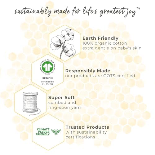 Burt's Bees Baby Beekeeper Infant Wearable Blanket, 100% Organic Cotton Unisex, Girl, Boy Swaddle Transition Sack - Light Weight 0.5 TOG or Medium Weight 1.5 TOG - Newborn Essentials Sleep Clothes
