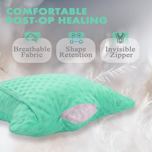 Hysterectomy Pillow with Pocket, Hysterectomy Recovery Abdominal Pillow, Post Surgery Pillow for Abdomen, C-Section Recovery Pillow, Mastectomy, Tummy Tuck, Hernia, Abdominal Surgery Must Haves