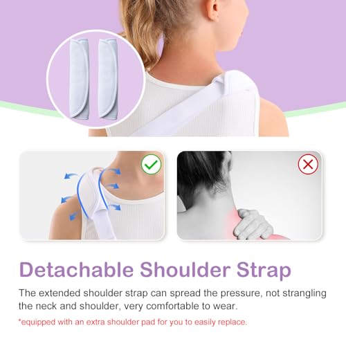 Kids Arm Sling for Broken Arm Torn Rotator Cuff Shoulder Elbow Wrist injury Printed Pediatric Child Toddler Brace Support for Children Girls with Lovely Bear (Large)