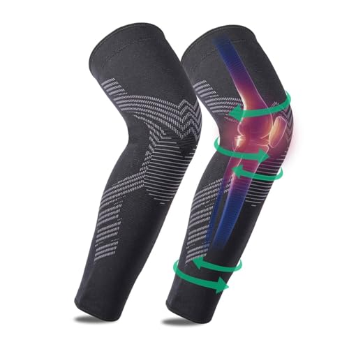 Knee Compression Sleeve Original – for Pain Relief and Support – Alleviates Swelling, Inflammation, and Improves Circulation – Ideal for Men and Women in Sports and Everyday Activities