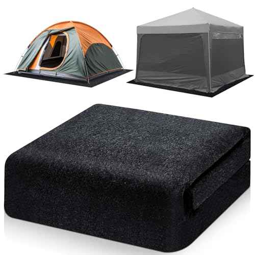 Tinideya 6.5 x 4.9 ft Outdoor Storage Shed Floor Mat Waterproof, Non Slip & Washable Camping Tent Carpet for Outdoor Camping, Lawn Supplies Storage(Storage Shed Not Included)