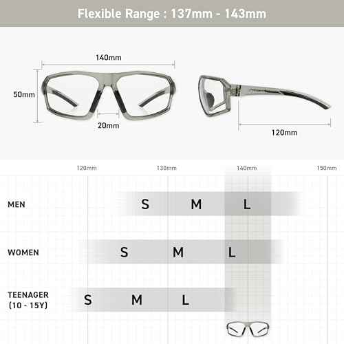 REV Amour Z87+ Safety Glasses, UV400 Impact-Resistant Sunglasses with Anti-Scratch for Work & Outdoor