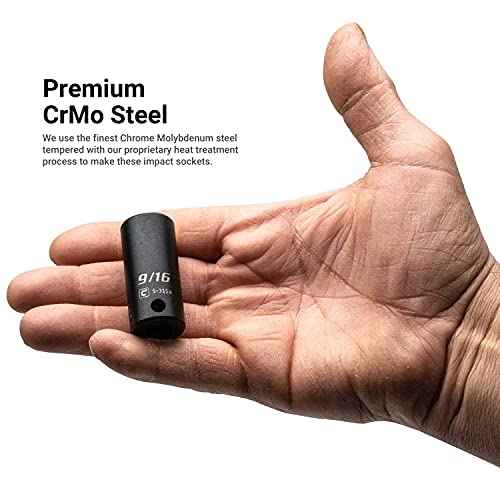 Capri Tools 3/8 in. Drive 15/16 in. Semi-Deep Impact Socket