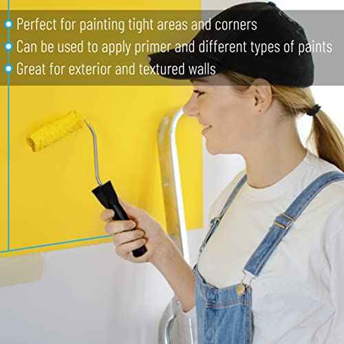 Bates- Paint Roller Covers, 18 Pack, 4-Inch Covers for Paint Roller 4 Inch Paint Roller Covers, 4 Paint Roller Covers, Covers for Paint Rollers 4 Inch, 4 Inch Rollers for Painting Small Paint Rollers