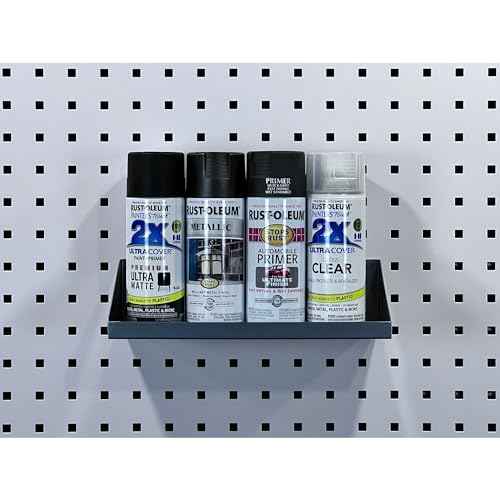Triton Products LocBoard Shelf- 12inWx6inDx3inH Silver Model# 56126-SLV
