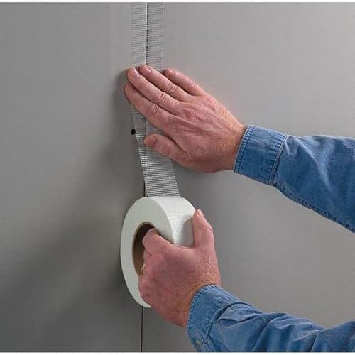 Drywall Joint Tape (4''x 115 Ft) Drywall Joint Self Adhesive Tape£¬Self-Adhesive Fiberglass Drywall Mesh Tape Heavy-Duty Self-Adhesive Fiberglass Wall Crack and Seam Patch.