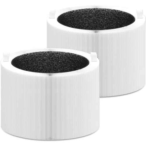 Blue Pure 211i Max Replacement Filter Compatible with Pure 211i Max Air Purifier. F2MAX, 3-in-1 H13 Ture and High-Efficiency Activated Carbon Filters, 2 Pack.
