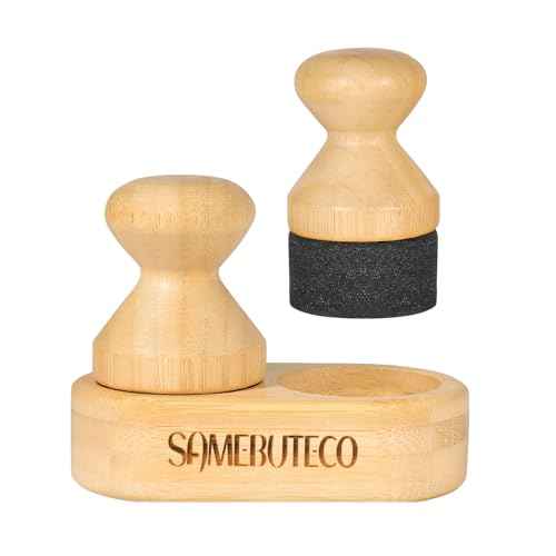Cutting Board Oil Wax Applicator for Food Grade Mineral Oil Board Natural Bamboo Applicator 2 Packs & 1 x Bamboo Holder Set for Wooden Cutting Boards£¬Spatula£¬Spoons and Kitchen Utensils
