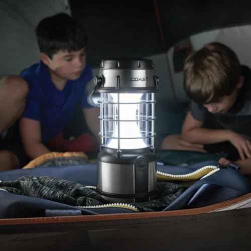 COAST¢ç EAL17 460 Lumen LED Emergency Area Light, 50 Hour Runtime, Dual Color, 4 x D, Multicolor