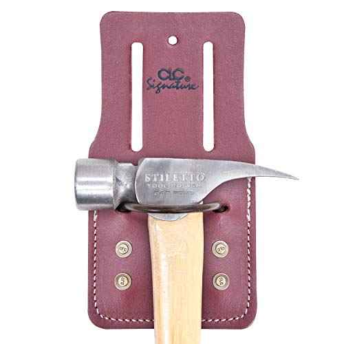 CLC Custom Leathercraft 21441 Signature Elite Heavy Duty Leather Hammer Holder