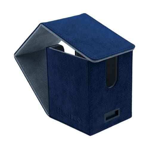 Ultra Pro - Vivid Alcove Flip Deck Box (Blue) - Protect and Store up to 100 Double Sleeves Standard Size Cards, Perfect for Sports Cards, Gaming Cards & Collectible Trading Cards