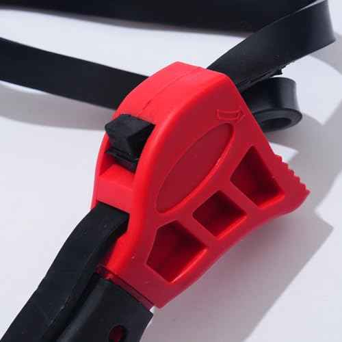 2PCS Strap Wrench Plumbing, Rubber Strap Wrench, 24 Inch & 19.7 Inch Oil Filters Strap Wrenches, Water Filter Wrenches, Adjustable Rubber Jar Opener for Water Filters, Plumbing,Sink, Faucet