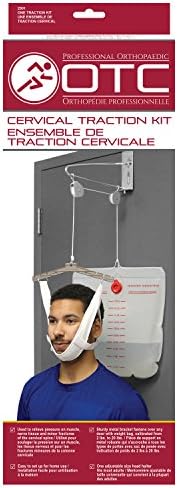 OTC Cervical Traction Kit, Neck Pain Relief, Vertebrae Disk Herniation, Complete Over Door Setup