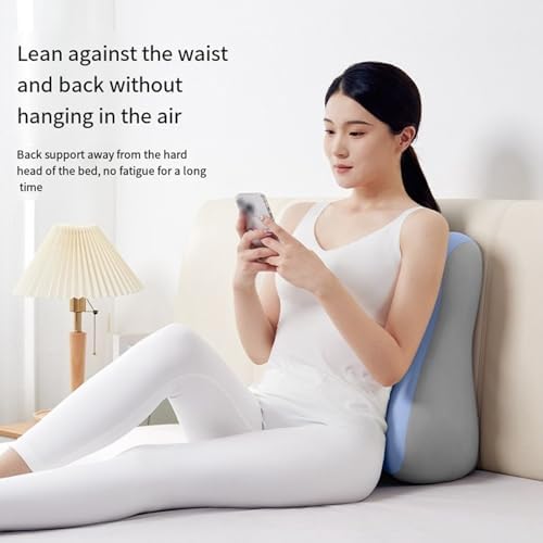 Couples Butt Cushion Pillow for Intimacy, Low-Profile Ergonomic Memory Foam Pillow for Bed, Home Pillows for Sitting and Lying, Recovers After Impact, Provides Intimacy Support (Blue)