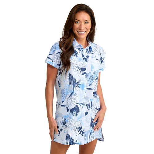 HUK womens Kona Cover-up Dress Lightweight, Quick-dry Beach Cover-up, for Swim, Pool, and Vacation Wear