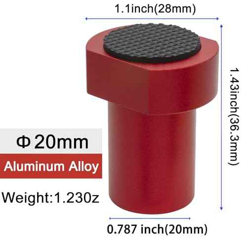 12-Pack 20mm/0.787'' Bench Dogs,Non-Slip Bench Dog Clamp Aluminum Alloy Table Stops for MFT Workbenches, Fits 0.787" Dog Holes - Professional Woodworking & DIY Accessories