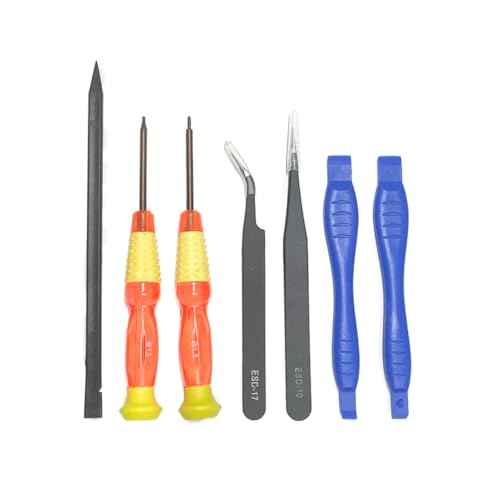 iMusk 7 pcs of DJI Mini 3/4 Pro Disassembly Kit with T5 Screwdrivers, Tweezers and Opening Repair Tools