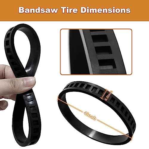 2 Pack 45-69-0030 Blade Pulley Tires Compact Band Saw Replacement for Bandsaw 2629-20 6242-6 2429-20