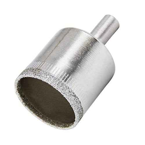 Diamond Drill Bits Set, 10 PCS Diamond Hole Saw Set, Glass Drill Bit for Ceramic Tile Porcelain Marble Granite Stone Bottles, 1/4 to 1-1/5 Inch