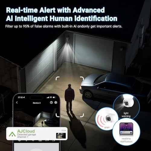 Light Bulb Security Camera, 5G/2.4GHz WiFi Lightbulb Cameras Outdoor for Home Security,2-IN-1 Bulb Security Camera with LED Light E27 Compatible, Smart AI Human Detection,Color Night Vision (1Pack)