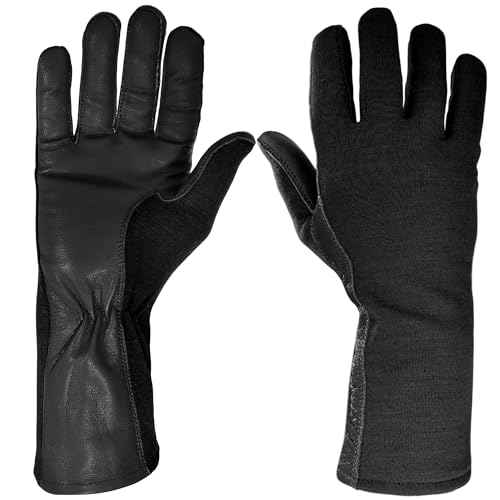 Nomex Summer Flight Gloves ? Fire-Resistant Tactical Gloves for Pilots, Military, Law Enforcement & Mechanics