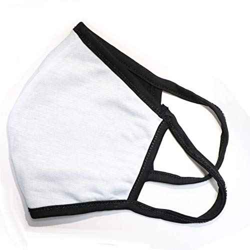 CMTK Unisex Anti Dust Face Mouth Mask Black Cloth Cotton Face Mask Washable Reusable - Protection from Dust Pollen Pet Dander