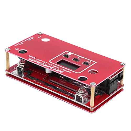 Mini Spot Welder Machine, Portable Battery Powered with LCD Display, 0.1-0.15mm Capacity, Includes Soldering Pens and Power Lines for Battery Repair
