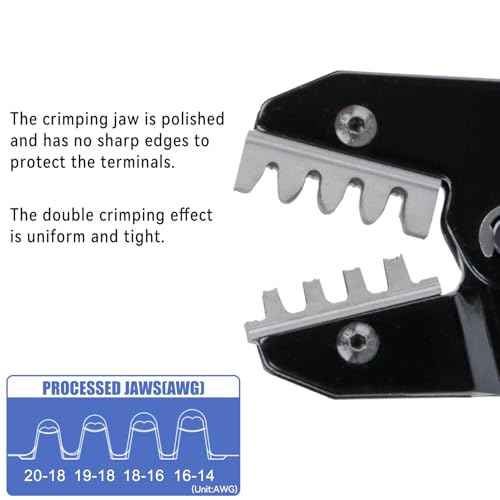 HKS 20-14AWG Size16 20 Deutsch DT DTM Crimp Tool (YF-1420DT) - Open Barrel Terminal Crimper for Stamped Contacts??