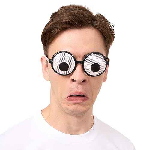 Spooktacular Creations 3PCS Eyes Glasses, Halloween Funny Eyeball Glasses, Silly Glasses for Kids Men Women, Halloween Costume Accessories