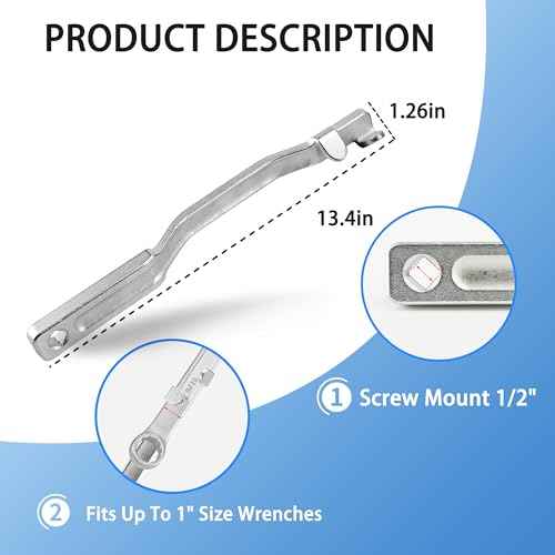 Wrench Extender Tool, 2 Pack Universal Heavy Duty Cheater Bar and Wrench Extension with High Hardness Alloy Steel, Durable & Safe, Efficient Performance and High Compatibility for All Applications
