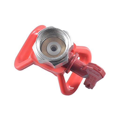 213 Spray Tips Airless Paint Spray Gun Sprayer Tip Guard Nozzle Seat Fit for Titan Wagner Airless Paint Spray Guns and Airless Sprayer Spraying Machine (Red)