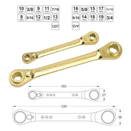 STARWORK TRUE MECHANIC¢â Ratcheting Wrench Set (120T)