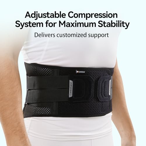 Double-Cross Comfort Back Support - Premium Back Brace for Lower Back Pain, Muscle Spasm, Strains, Arthritis, Sciatica, Injury Recovery, Rehabilitation (Small)