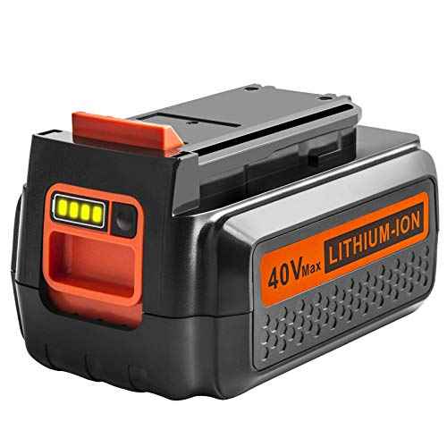 40V Lithium Battery for Black and Decker 3.0Ah Battery Replacement for LBX2040 LBXR36 LBXR2036 LST540 LCS1240 LBX1540 LST136W Compatible with Black Decker 40V Cordless String Trimmer Mower Tools